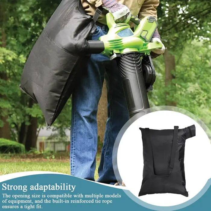 Sac de collecte pour souffleur de feuilles et aspirateur