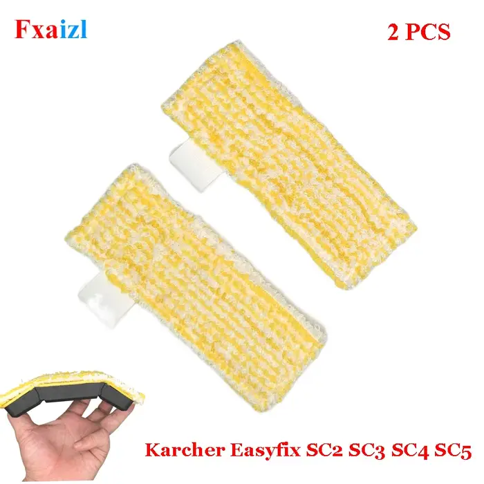 Nouveau chiffon de vadrouille chiffons pour Karcher Easyfix SC2 SC3 SC4 SC5 brosse à vapeur magique portable aspirateur pièces de tampon de nettoyage en microfibre