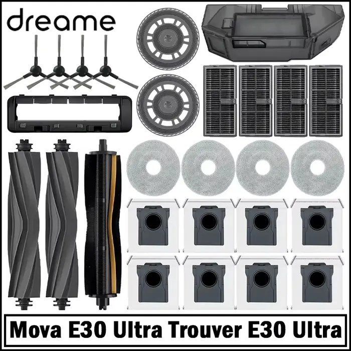 Pièces détachées pour robot aspirateur Mova E30 Ultra / Trouver E30