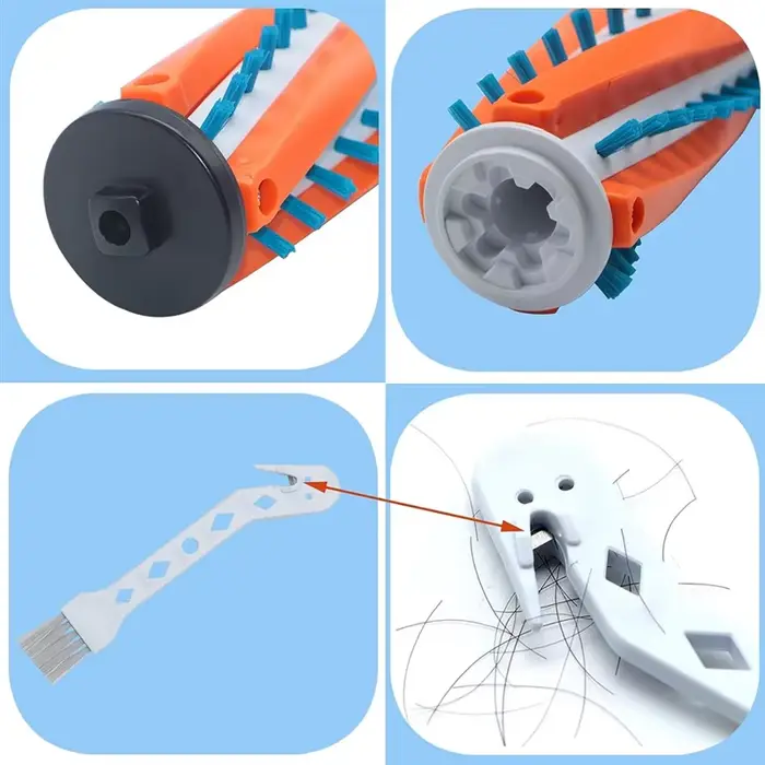 1 paquet de rouleau de brosse pour aspirateur balai sans fil Black + Decker BSV2020