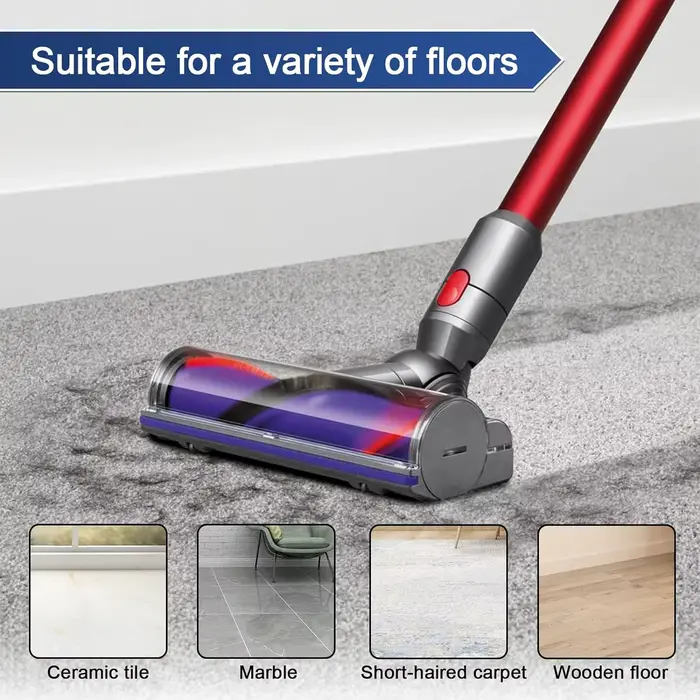 Tête d'aspirateur électrique Direct Dirve pour Dyson V7 V8 V10 V11 V15