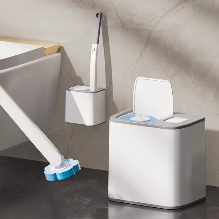 Brosse de Toilette Murale à Long Manche