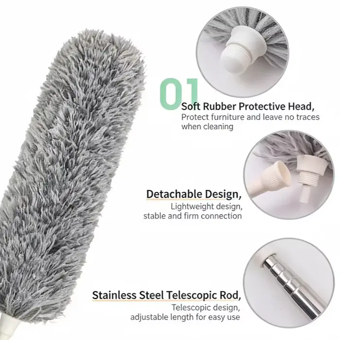Plumeau à plumes de poulet extensible 1