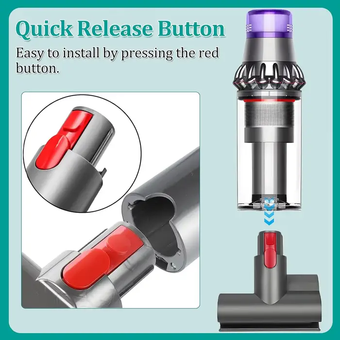 Mini outil motorisé Deep Brush pour aspirateurs sans fil Dyson V7 V8 V10 V11 V15