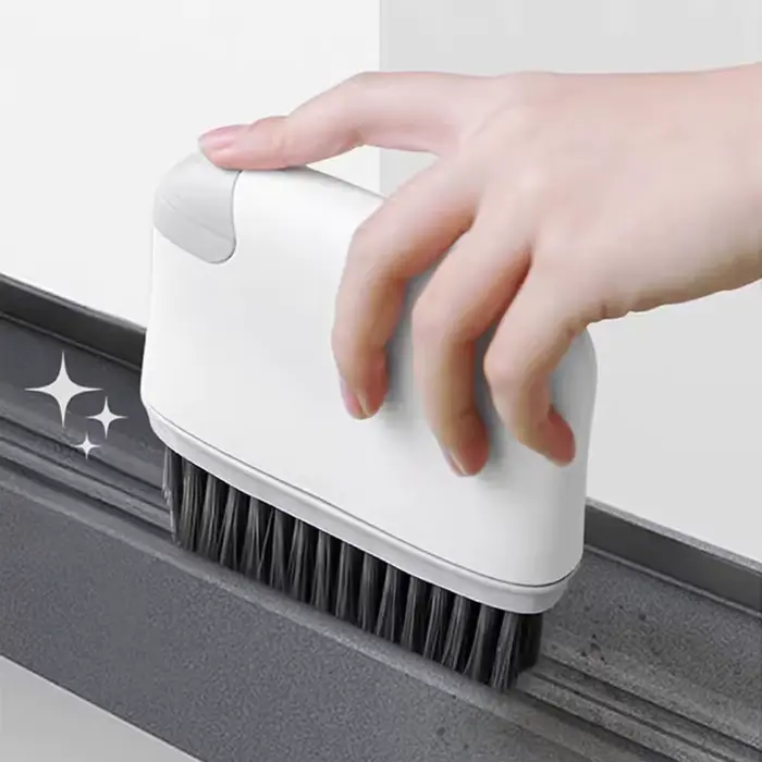 Brosse de nettoyage de Rail de fenêtre 2 en 1