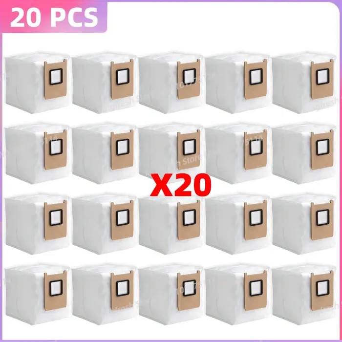 Sac à poussière compatible pour (Eufy Omni E25 / E28 / E20 / C28) Pièces d’aspirateur Sacs de rechange Accessoires