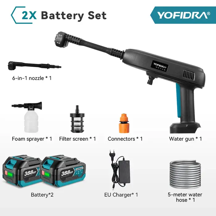 Yofidra – nettoyeur haute pression 6 en 1