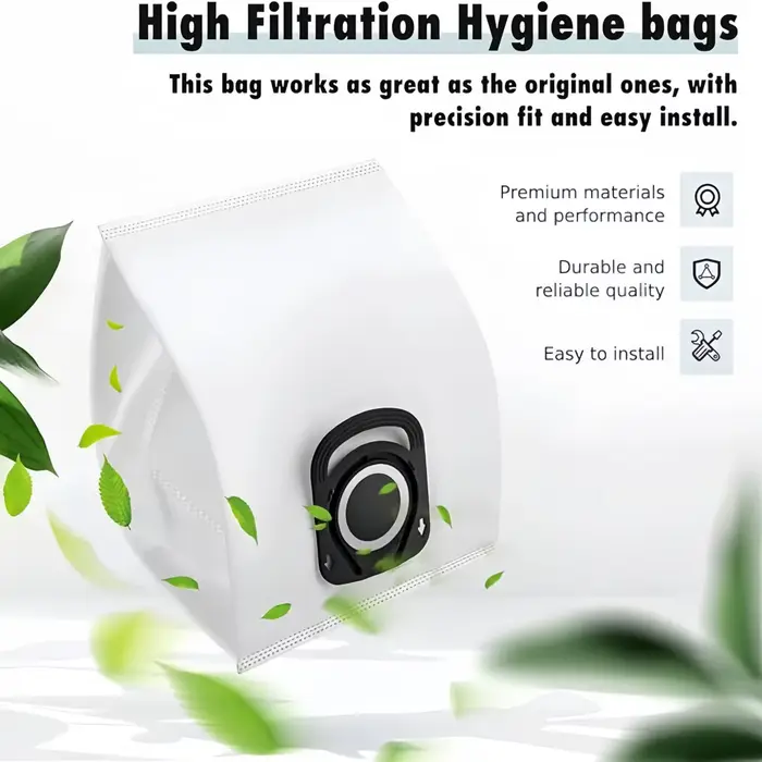 Sacs d'aspirateur compatibles avec Rowenta ZR 200520 ZR 200720 ZR 200920 Hygiène + Silence Force Compact Power X-Trem