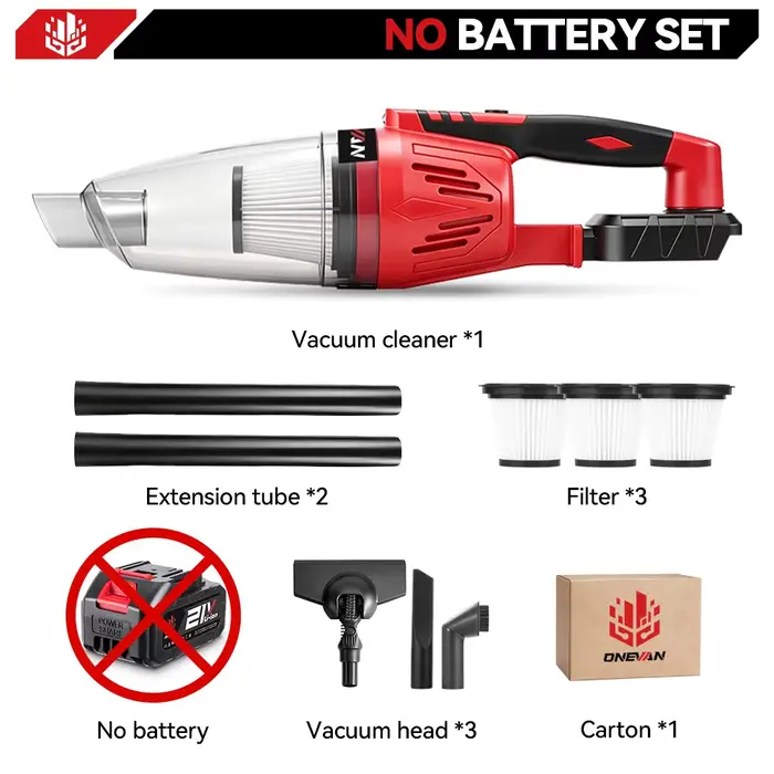 ONEVAN 12KPA aspirateur électrique sans fil multi-fonction nettoyage à main voiture maison outil de