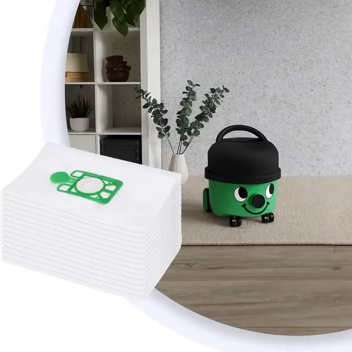 10 sacs de rechange pour aspirateur - Compatibles avec Numatic Henry Hetty James NVM-1CH 604015 - Sac