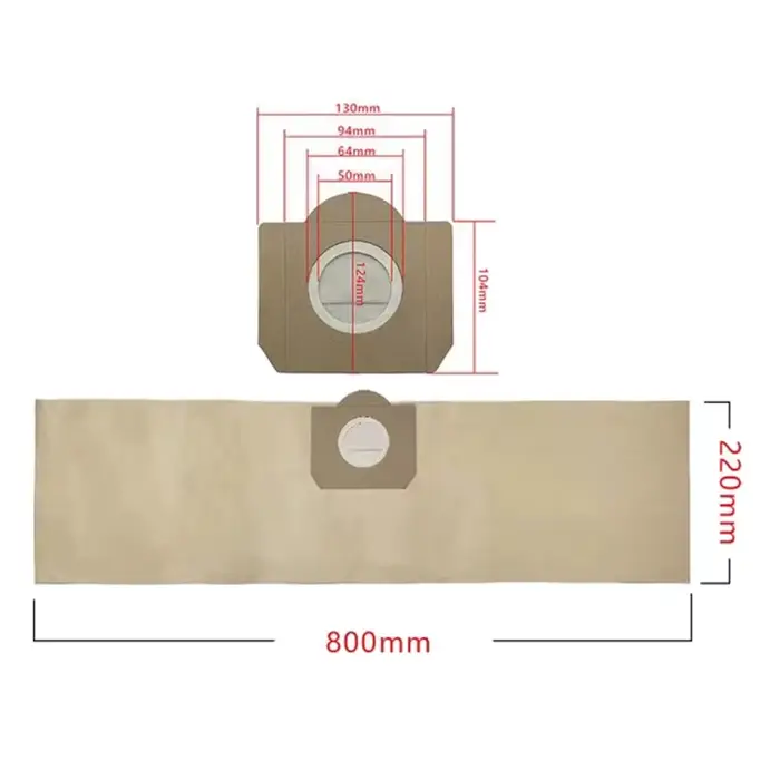 6.959-130 Sac en papier pour le dépoussiérage/sac à ordures pour l'aspirateur Karcher