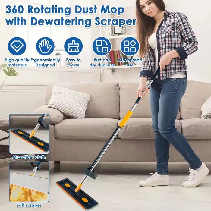 360 ° Vadrouille plate rotative