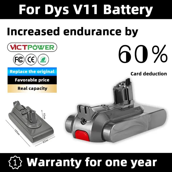 Pour aspirateur sans fil Dyson V6 V7 V8 V10 V11 V12 SV07 SV09 SV10 SV12 DC62 SV14 SV17 SV20