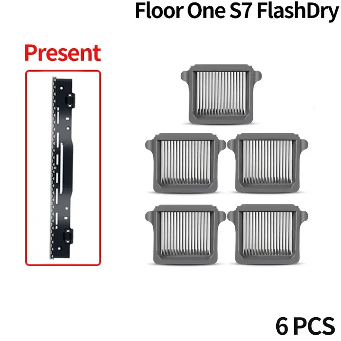 Tineco Floor One S7 FlashDry aspirateur sec et humide accessoires de laveuse rouleau de brosse et filtre HEPA pièces de rechange