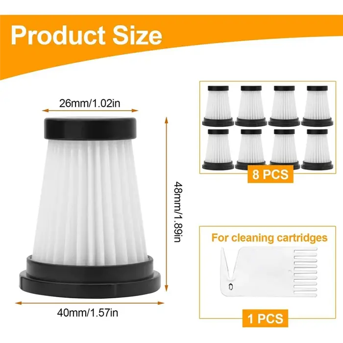 Aspirateur à main filtre HEPA pour MOOSOO K12 Pro K13 pour Genius Invictus One 1.0 X7 2.0