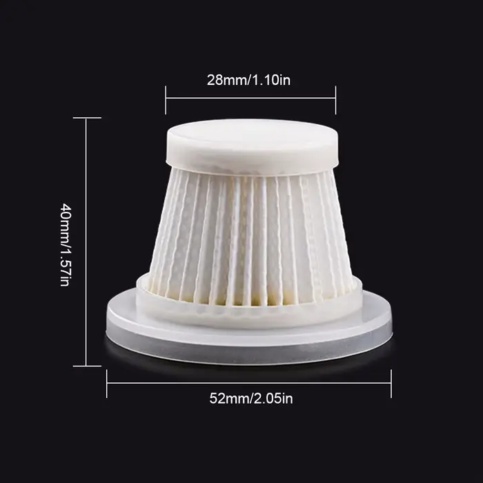 Filtre HEPA portable pour aspirateur de voiture