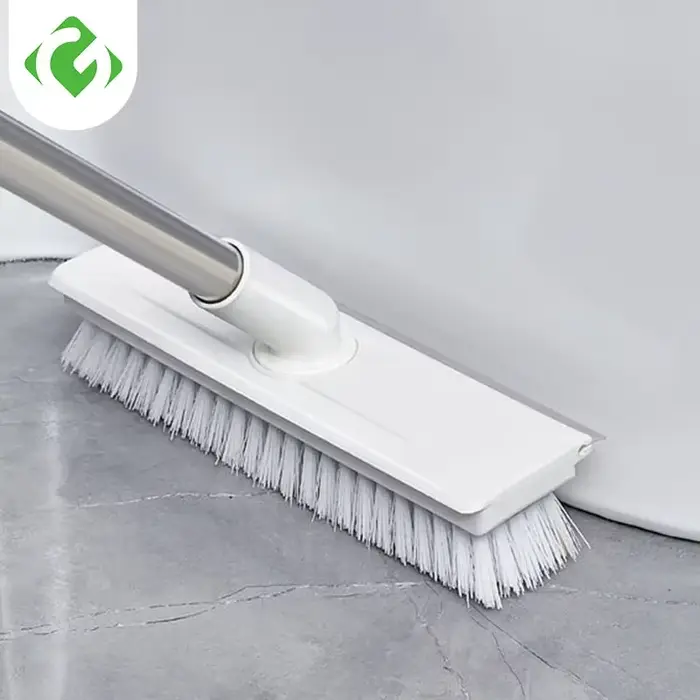 Brosse à Sol Longue 2 en 1 pour Toilette