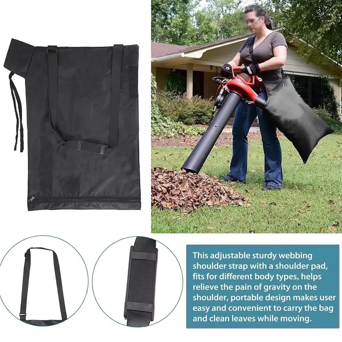 Sac de collecte pour souffleur de feuilles et aspirateur