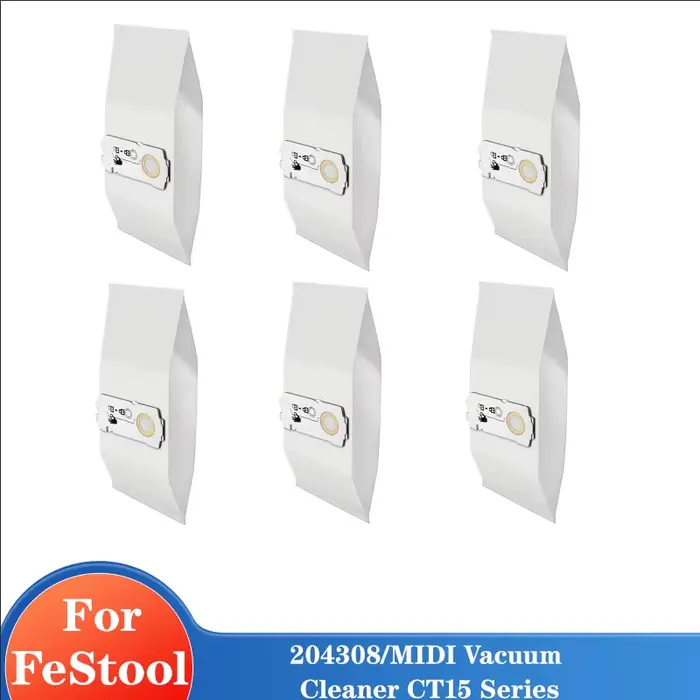 Sac à poussière pour FeStool A61I 204308 CT Mini/Midi -2/5 filtre 204308 CT 15 accessoire d'aspirateur sac de nettoyage