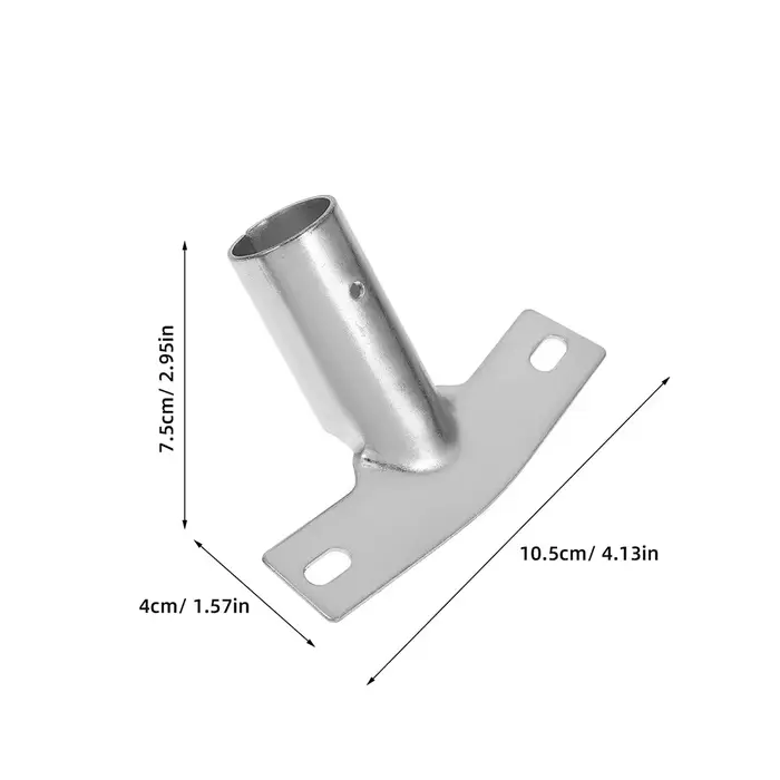 Lot de 2 supports métalliques pour manche de balai