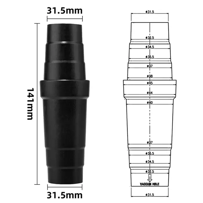 1/3 pièces 31.5mm universel aspirateur outil électrique/ponceuse tuyau d'extraction de poussière connecteur adaptateurs d'aspirateur