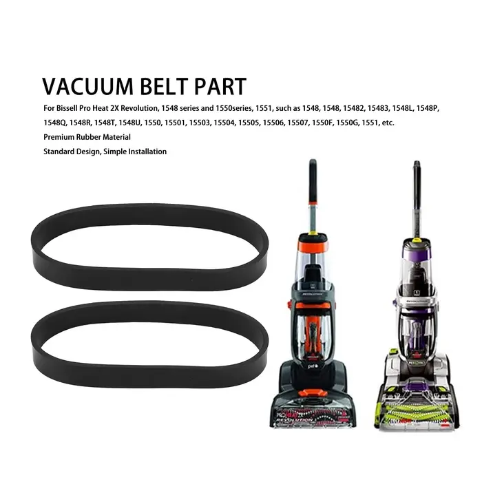 Ceinture d'aspirateur en caoutchouc