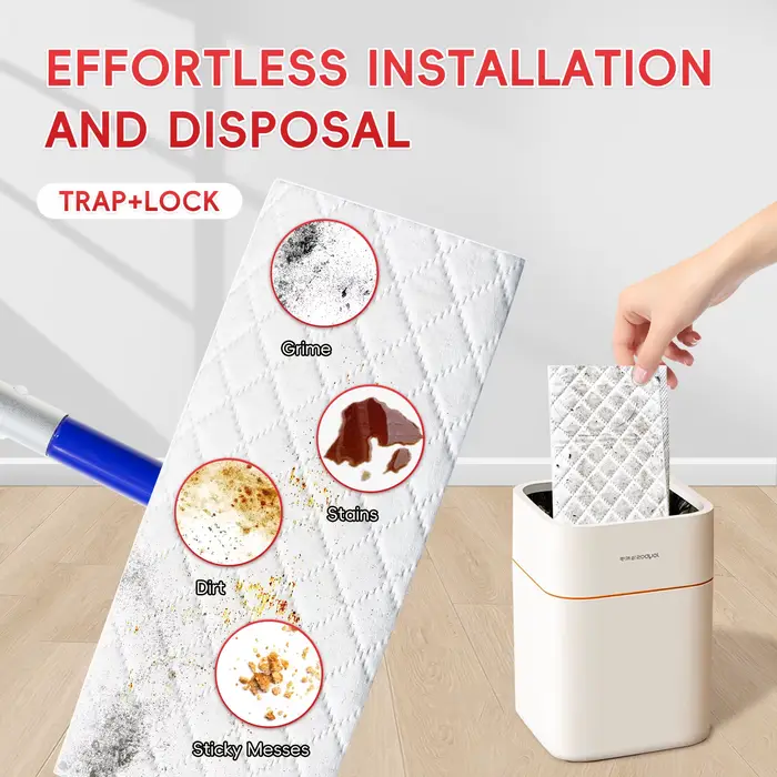 Tampons de vadrouille jetables pour vadrouille Swiffer
