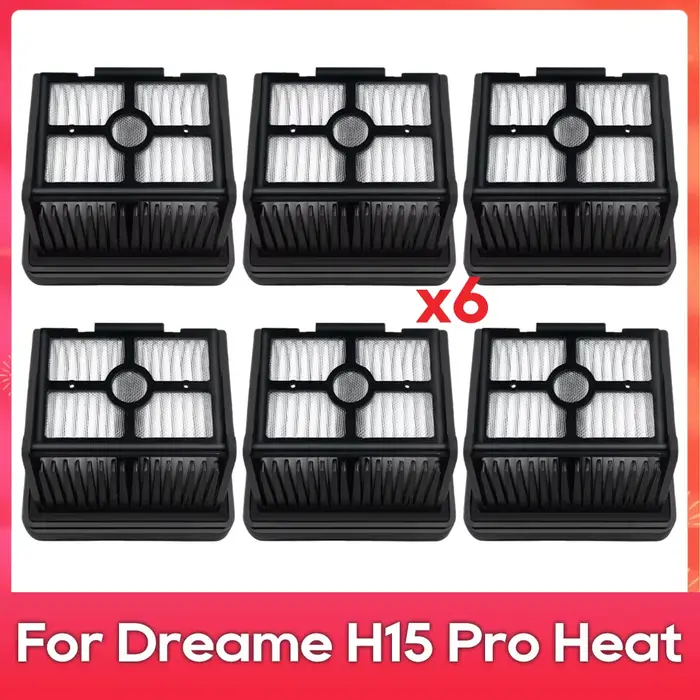 Compatible avec ( Dreame H15 Pro Heat ) Pièces pour aspirateur Brosse principale à rouleau Filtre HE