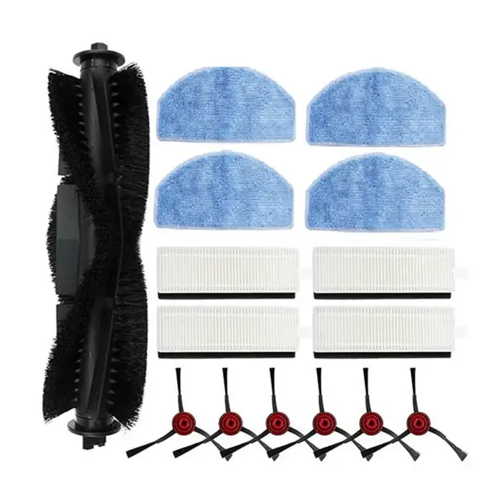 A65T-pour Laresar Mars 01/Lubluelu SL68 15 pièces aspirateur brosse latérale principale vadrouille filtre accessoires