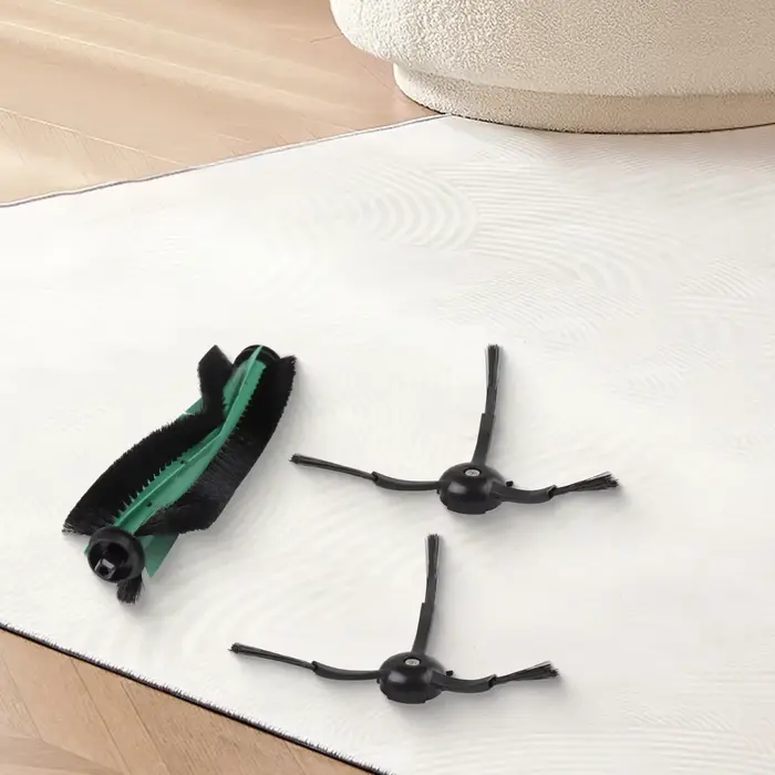 Kit de 1 brosse principale et 2 brosses latérales pour Cecotec, Conga 7490 8490, pour aspirateur dom