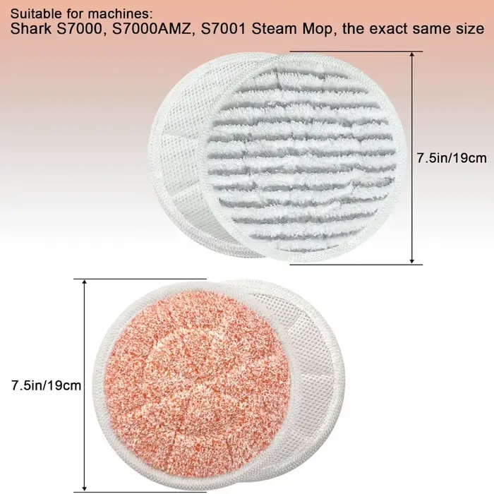 Tampons de vadrouille à vapeur pour Shark S7001 S8201 S8001 S7201 S7000 S7000AMZ S7001TGT série améliorée