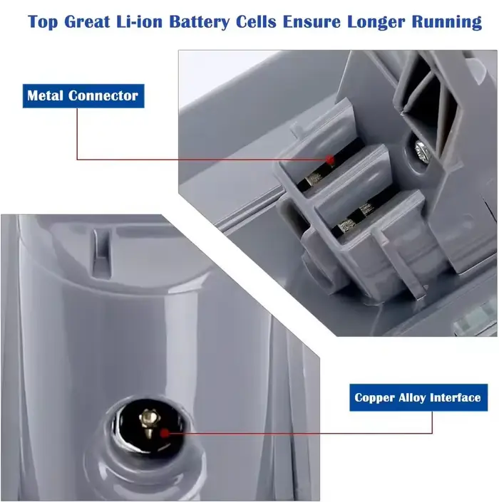 Batterie de remplacement pour aspirateur sans fil Dyson V8 Absolute