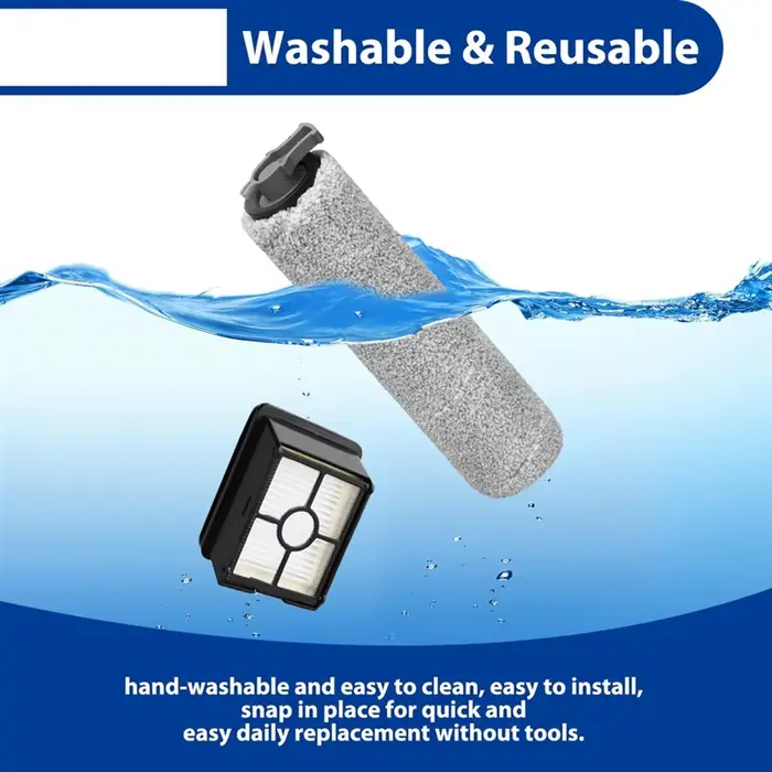 Filtre à rouleau de brosse HF3 adapté à l'aspirateur Bissell Crosswave HF3 3649A