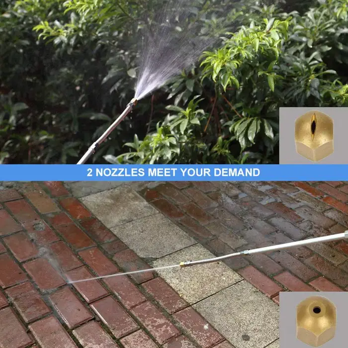 Pistolet de lavage haute pression pour voiture avec tuyau et buse de pulvérisation