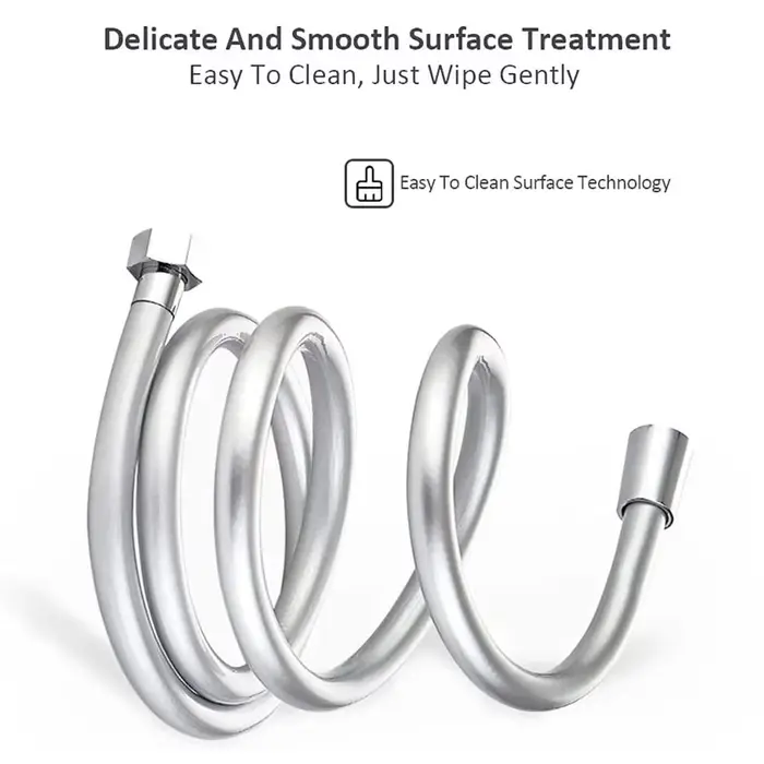 Tuyau de douche Flexible en PVC noir