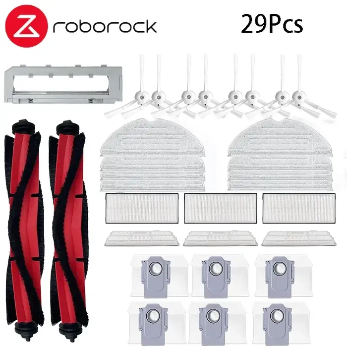 Brosse latérale principale, vadrouille, filtre Hepa, sac à poussière, brosse roulante de nettoyage Roborock S7 Maxv Ultra S7 Pro Ultra, accessoires pour aspirateur Robot