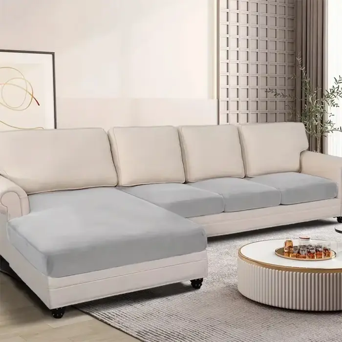 Housses de coussin de canapé en velours pour salon