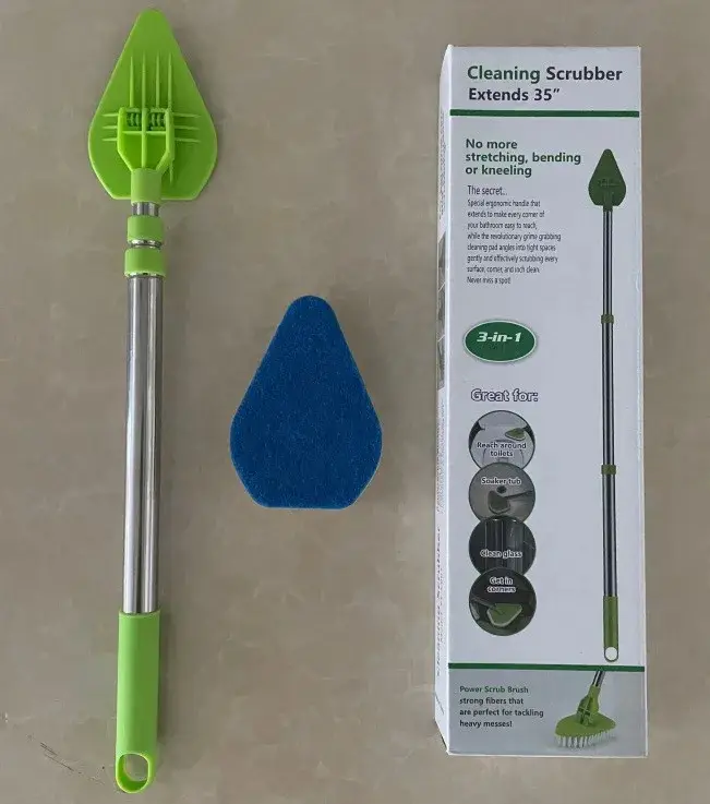 Brosse de Sol Multifonctionnelle Rétractable, Triangulaire, pour la Famille