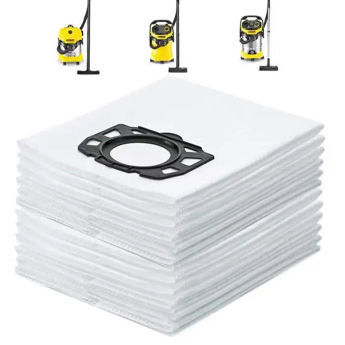 Sacs à poussière pour aspirateurs robots Karcher WD4 WD5 WD6 MV4 MV5 MV6, sacs à poussière jetables, sacs filtrants non tissés, accessoires