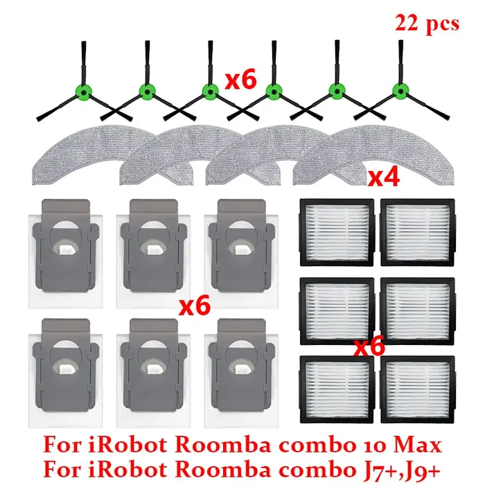 Accessoires pour iRobot Roomba Combo j7 + / j9 + / 10 Max