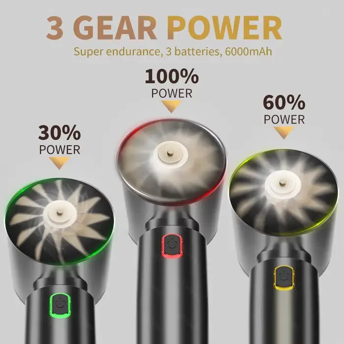CENRR 360000PA Aspirateur Puissant Mini Sans Fil Portable pour Voiture et Maison
