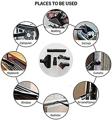 Buse de tête de brosse pour aspirateur