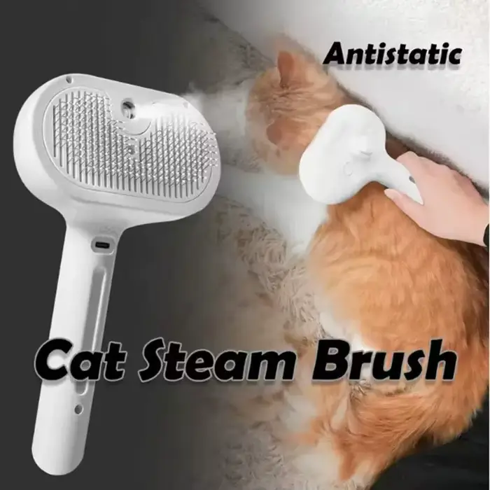 Brosse de toilettage pour chien à vapeur