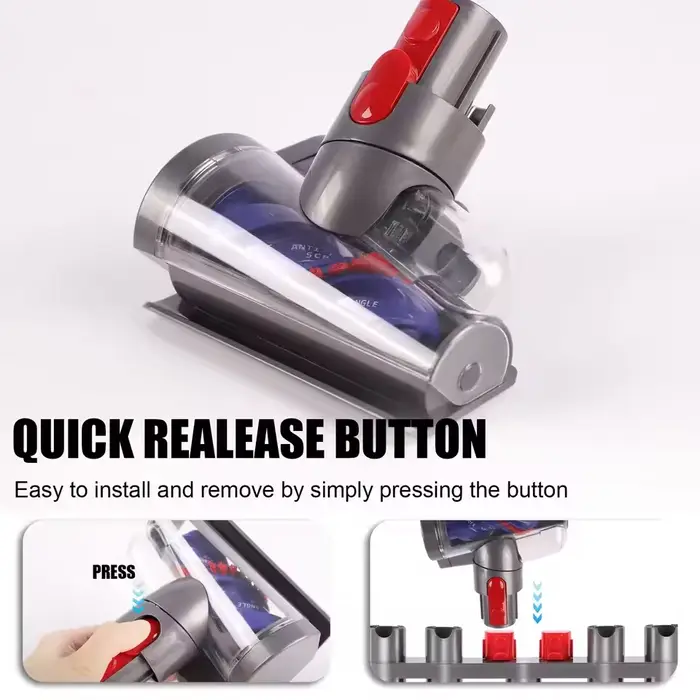 Mini tête de brosse motorisée Anti-emmêlement