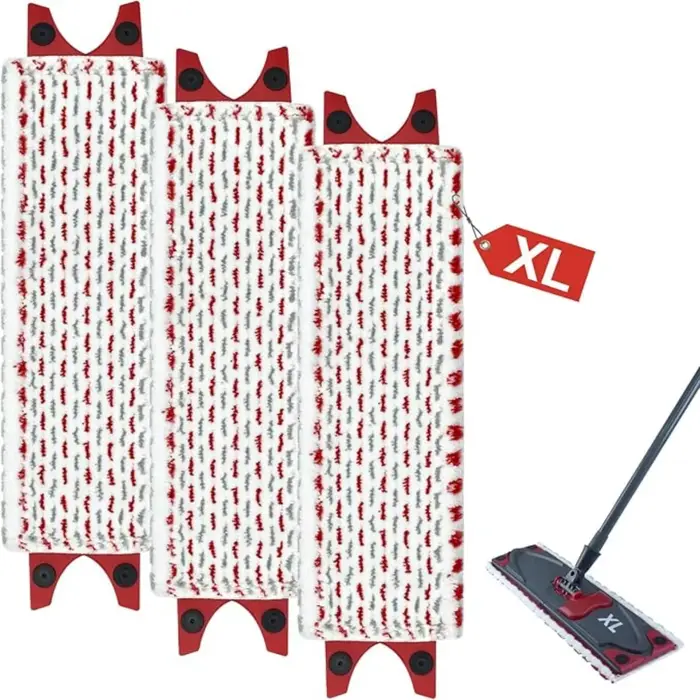 Tampons de vadrouille en microfibre pour ensemble de vadrouilles de sol Vileda Ultramax XL