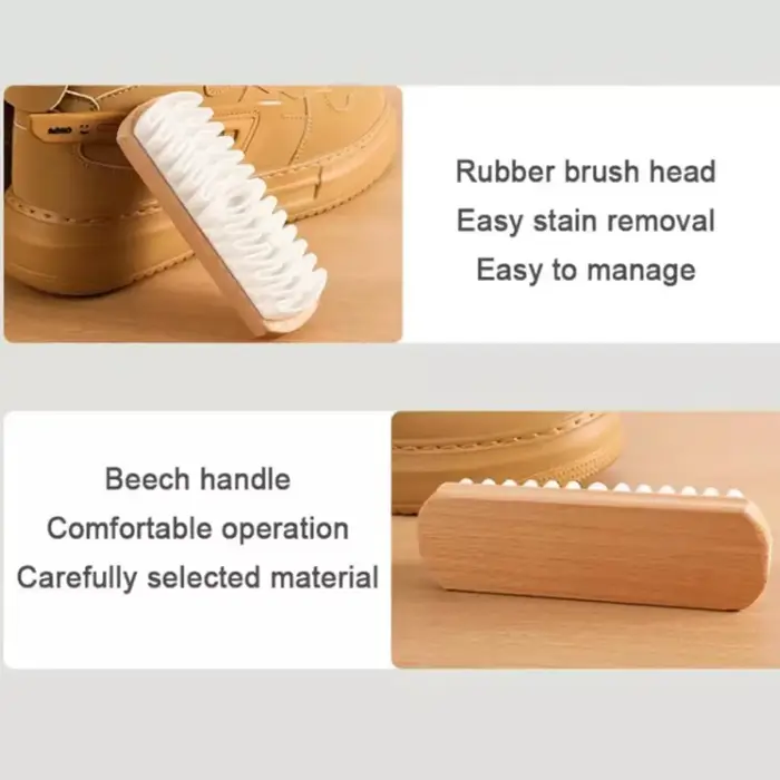 Kit de brosses en daim pour enlever les taches avec gomme