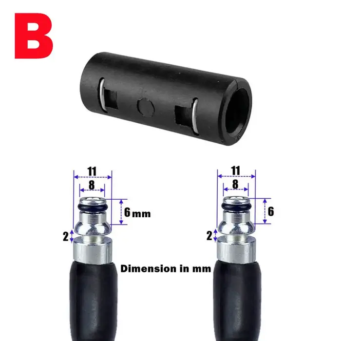 Rallonge de tuyau pour nettoyeur haute pression, connecteur d'extension de tuyau pour Karcher Lavor 