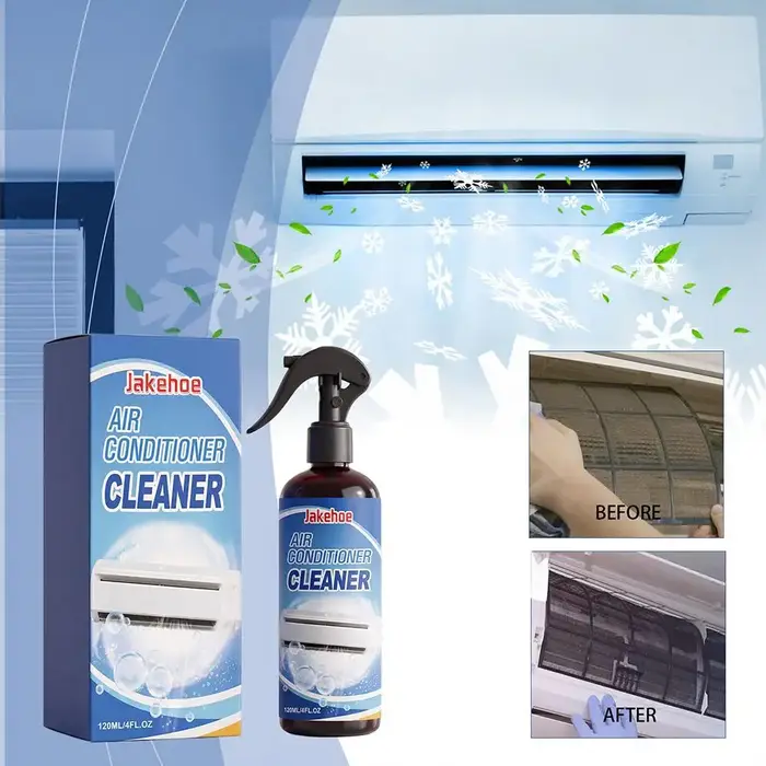 Nettoyant Désodorisant pour Climatiseur, Nettoyant pour Radiateurs et Ventilateurs, Mousse Nettoyante pour Bobines, Spray Nettoyant pour Climatiseur Domestique