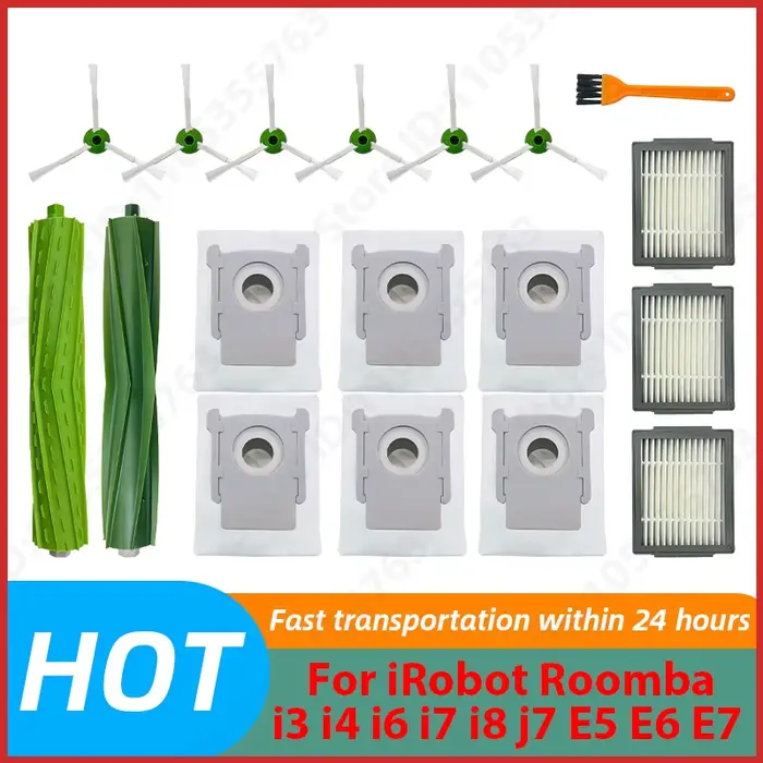 Pièces détachées pour robot aspirateur IRobot Roomba I3 I4 I6 I7 I8 J7 E5 E6 E7 : brosse principale