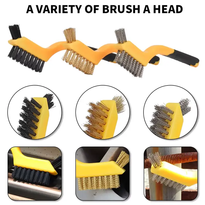 Brosse de nettoyage en laiton de 7 pouces